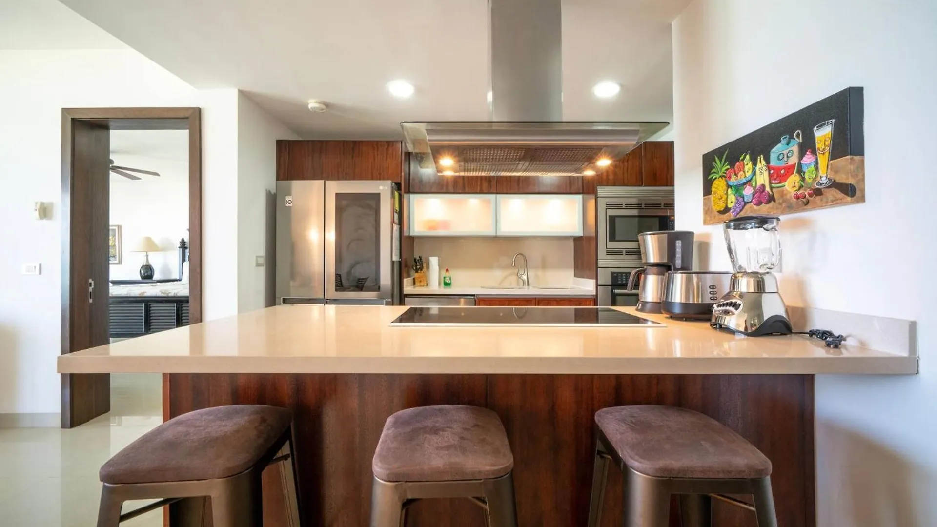 בית נופש פלאייה דל כרמן Beachfront Condo With Tub, 3 Bedroom & Pool - At Mareazul Condo Corazon מקסיקו